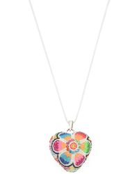 TJ Maxx - 16In Sterling Crystal Heart Necklace - Lyst