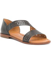 TJ Maxx - Leather Band Flat Sandals For - Lyst