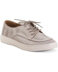 TJ Maxx - Suede Thayer Lace Up Comfort Sneakers For - Lyst
