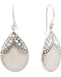 TJ Maxx - Sterling Mother Of Pearl Teardrop Earrings - Lyst