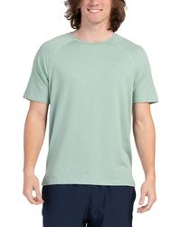 TJ Maxx - Twill Knit Raglan Crew T-Shirt With Raised Logo For Spandex/Polyester/Rayon - Lyst