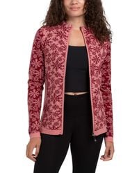 TJ Maxx - Maya Full Zip Base Layer Sweater, Nylon/Polyester/Acrylic - Lyst