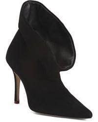 TJ Maxx - Leather Alicia Heeled Booties For - Lyst
