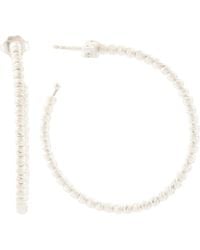 TJ Maxx - Sterling Beaded Hoop Earrings For - Lyst