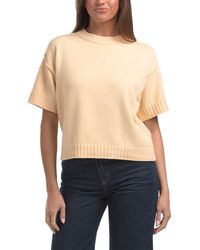 TJ Maxx - Drop Shoulder Reverse Seam Boxy Pull Over Sweater, Nylon/Polyester/Rayon - Lyst
