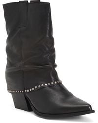 TJ Maxx - Leather Fold Over Booties With Studs For - Lyst