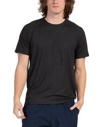 TJ Maxx - Twill Knit Raglan Crew T-Shirt With Raised Logo For Spandex/Polyester/Rayon - Lyst