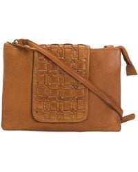 TJ Maxx - Leather East West Shoulder Bag With Cargo Pockets For - Lyst