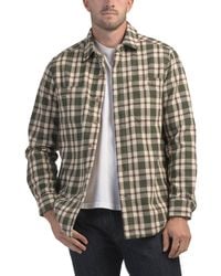 TJ Maxx - Plaid Flannel Shirt Jacket For Cotton/Polyester - Lyst