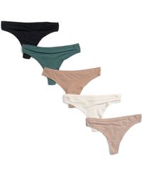 TJ Maxx - 5Pk Fits Everybody Thongs For Nylon/Spandex - Lyst