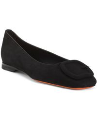TJ Maxx - Suede Ballet Flats With Embellished Toe Cap For Leather/Suede - Lyst