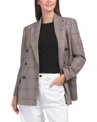 TJ Maxx - Virgin Wool Blend Jacket, Nylon/Cotton/Wool - Lyst