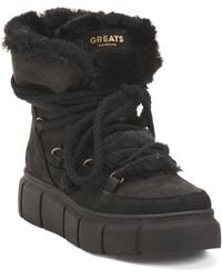 TJ Maxx Suede Madison Boots For in Natural | Lyst