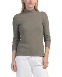 TJ Maxx - Lainee Ribbed Mock Neck Sweater, Spandex/Polyester/Rayon - Lyst