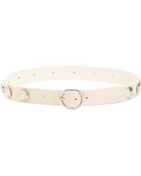 TJ Maxx - Leather Belt With Tone Studs - Lyst
