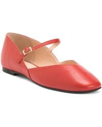 TJ Maxx - Leather Muriel Mary Jane Flats For Leather - Lyst