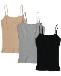 TJ Maxx - 3Pk Seamless Shaping Camis For Nylon/Spandex/Polyester - Lyst