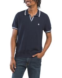 TJ Maxx - Short Sleeve Textured Collared Sweater Polo For Cotton - Lyst