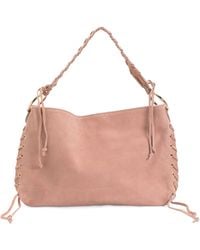 TJ Maxx - Suede Shoulder Bag With Stitch Details For /Suede - Lyst