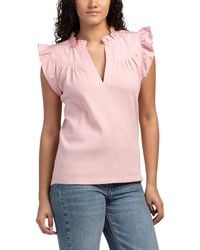 TJ Maxx - Split Neck Tank Top For Spandex/Cotton - Lyst