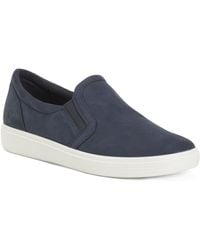 TJ Maxx - Suede Soft Classic Slip On Comfort Sneakers For - Lyst