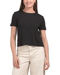 TJ Maxx - Crew Neck Short Sleeve Slub T-Shirt For Modal/Cotton - Lyst