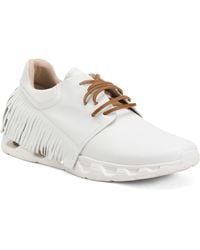 TJ Maxx - Leather Alvina Lace Up Casual Sneakers For - Lyst