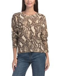TJ Maxx - Snake Crew Neck Sweater, Nylon/Acrylic/Wool - Lyst