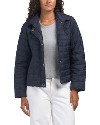 TJ Maxx - Stand Collar Short Quilted Jacket, Nylon/Polyester - Lyst