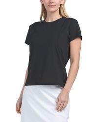 TJ Maxx - Breathable Mesh T-Shirt With Satin Stitch Trim For Spandex/Polyester - Lyst