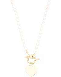 TJ Maxx - Sterling Pearl Heart Toggle Necklace For - Lyst