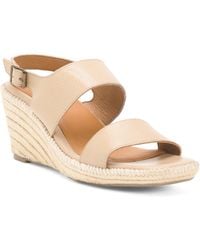 TJ Maxx - Leather Hartley Wedge Comfort Sandals For - Lyst