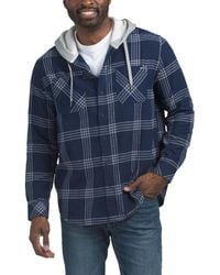 TJ Maxx - Hooded Flannel Button Up Top For Cotton/Polyester - Lyst