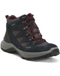 TJ Maxx - Suede Laced Up Booties For - Lyst