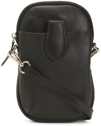 TJ Maxx - Leather Phone Holder Crossbody - Lyst