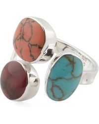 TJ Maxx - Sterling Stone Hammered Ring - Lyst