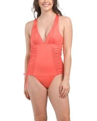 TJ Maxx - Shirred Delight One-Piece Swimsuit For Nylon/Spandex - Lyst
