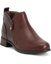 TJ Maxx - Leather Neko Zip Comfort Booties For - Lyst