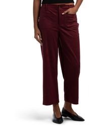 TJ Maxx - Faux Suede Patch Pockets Wide Leg Pants For Spandex/Polyester/Suede - Lyst