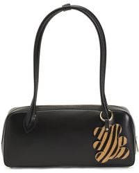 TJ Maxx - Leather East West Satchel With Foulard Bear Charm For Leather - Lyst