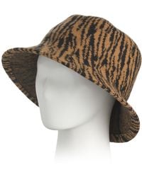 TJ Maxx - Wool Blend Knit Pattern Bucket Hat, Polyester/Wool - Lyst