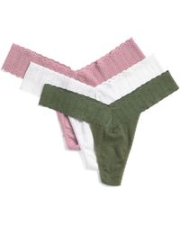 TJ Maxx - 3Pk Eco Rx Low Rise Thongs For Spandex - Lyst