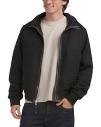 TJ Maxx - Faux Suede Bomber Jacket For Polyester/Leather/Suede - Lyst