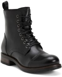 TJ Maxx - Leather Lace Up Booties For - Lyst