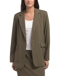TJ Maxx - Relaxed One Button Blazer, Polyester/Viscose - Lyst