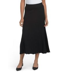 TJ Maxx - Knit Pleated Skirt For Nylon/Polyester/Viscose - Lyst