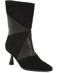 TJ Maxx - Leather And Suede Mary Boots For Leather/Suede - Lyst