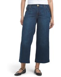 TJ Maxx - Ab Tech High Rise Wide Leg Jeans With Slant Pockets For Spandex/Cotton/Polyester - Lyst