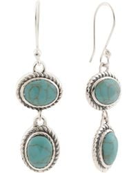 TJ Maxx - Sterling Drop Earrings - Lyst
