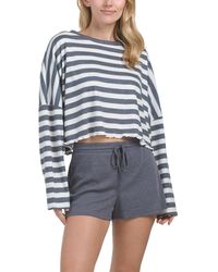 TJ Maxx - 2Pc Long Sleeve Waffle Shorts Lounge Set For Spandex/Polyester/Rayon - Lyst